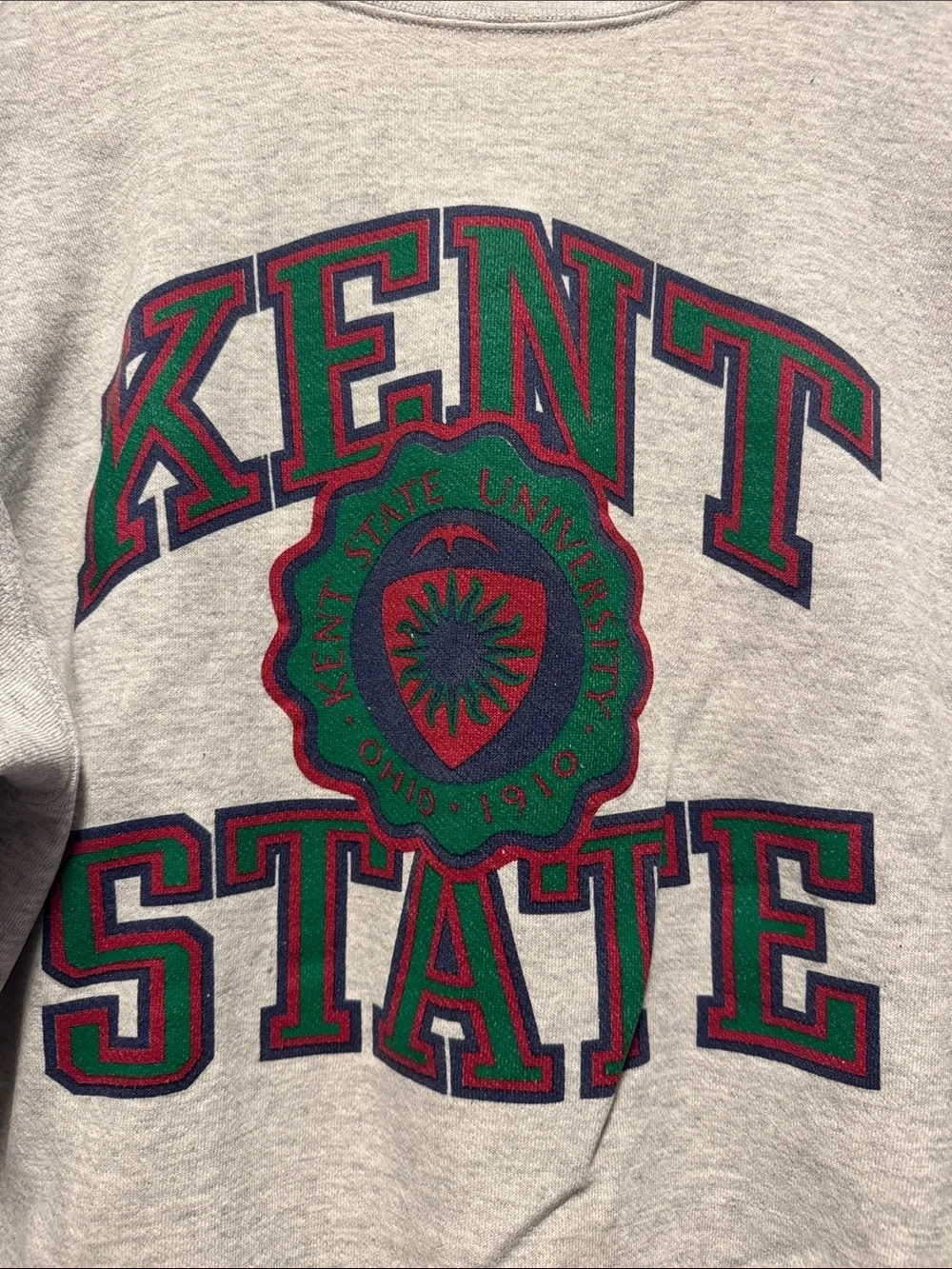 Vintage Kent State Ohio Gray Crewneck Sweatshirt